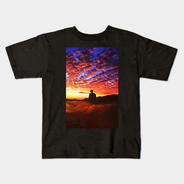 Clouds Kids T-Shirt by SeamlessOo